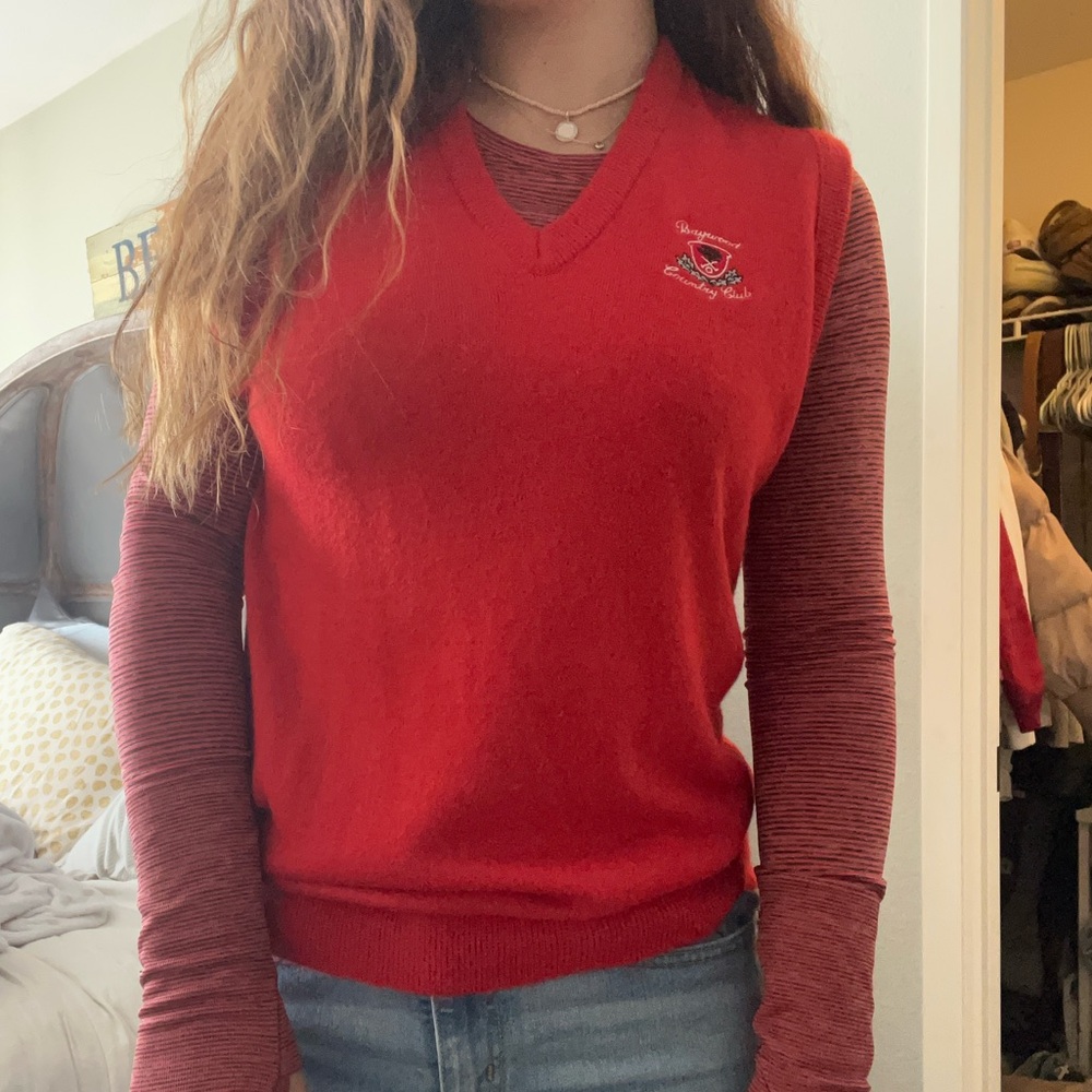 Vintage Golf Sweater Vest